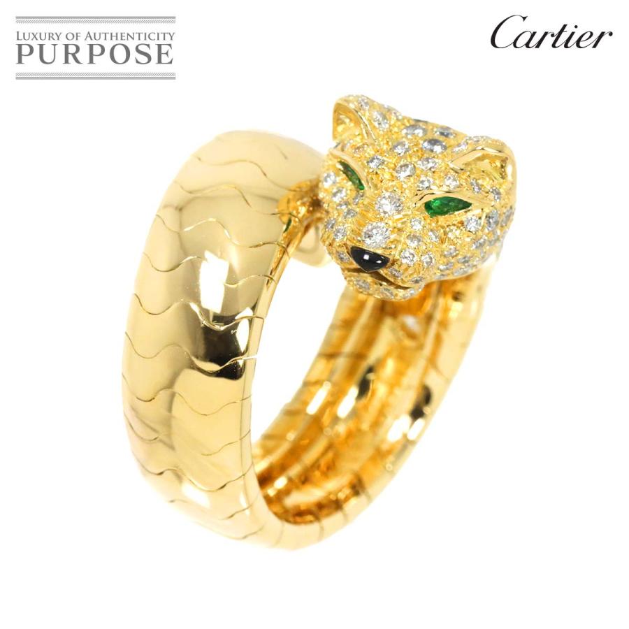 Cartier カルティエ パンテール #52 リング ダイヤ エメラルド  