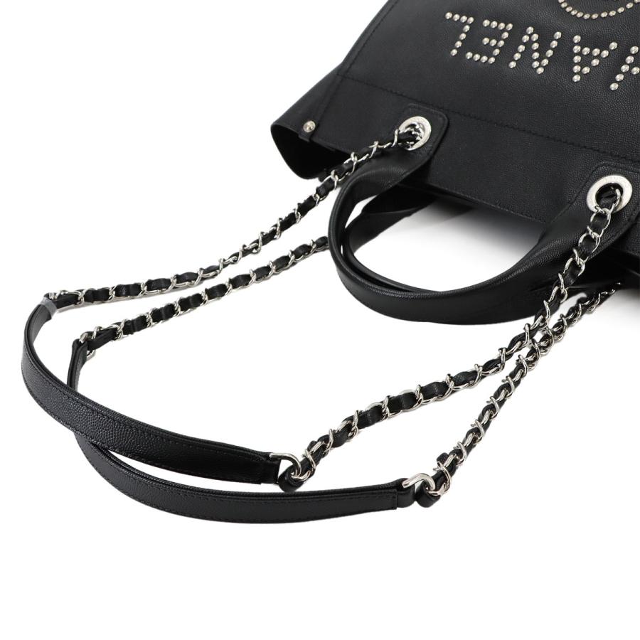 CHANEL 新品同様 シャネル ドーヴィル 2way チェーン トート CHANEL 新品同様 シャネル ドーヴィル 2way チェーン トート