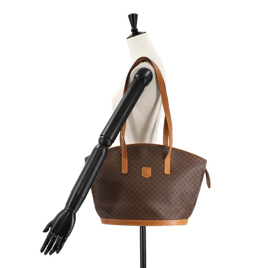 CELINE（セリーヌ） 美品 マカダム柄 トート バッグ PVC レザー