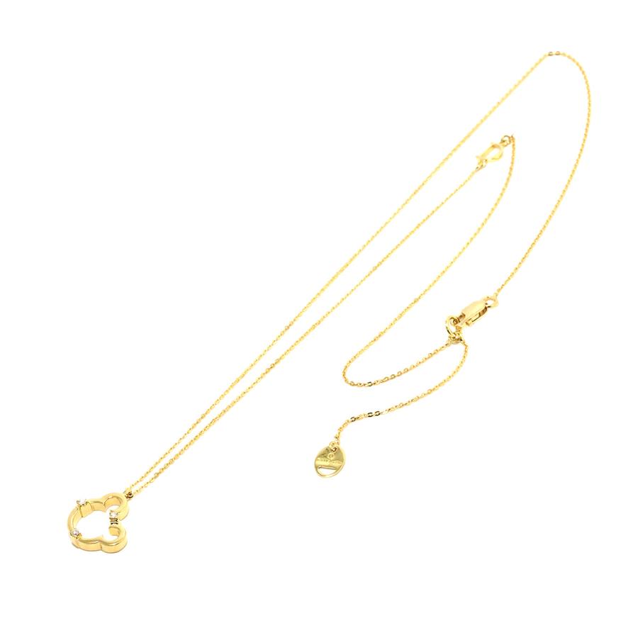 DAMIANI ダミアーニ ダイヤ ネックレス 45cm K18 YG イエローゴールド  