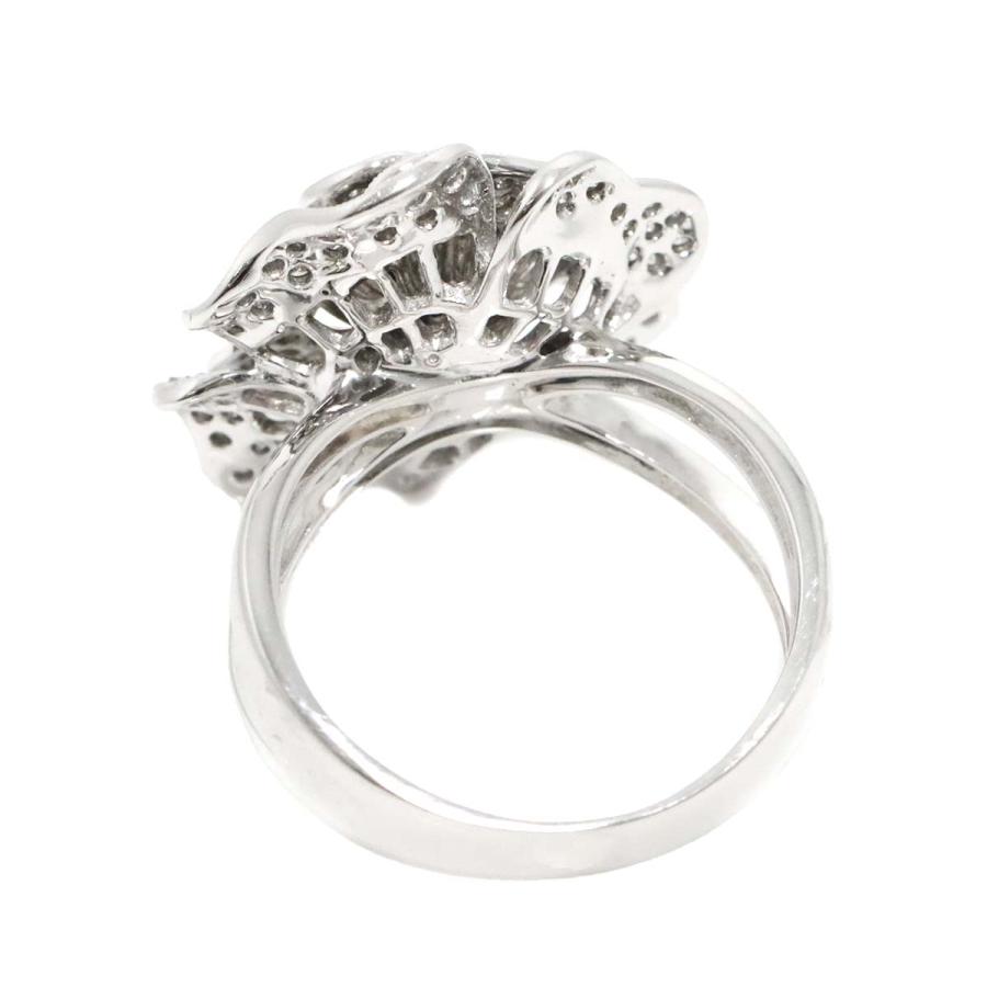 リング 15号 ダイヤ 0.73ct K18 WG ホワイトゴールド 750 指輪 Diamond  