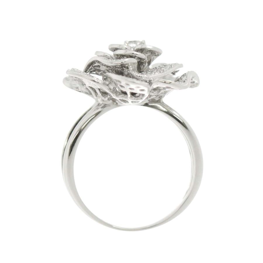 リング 15号 ダイヤ 0.73ct K18 WG ホワイトゴールド 750 指輪 Diamond  