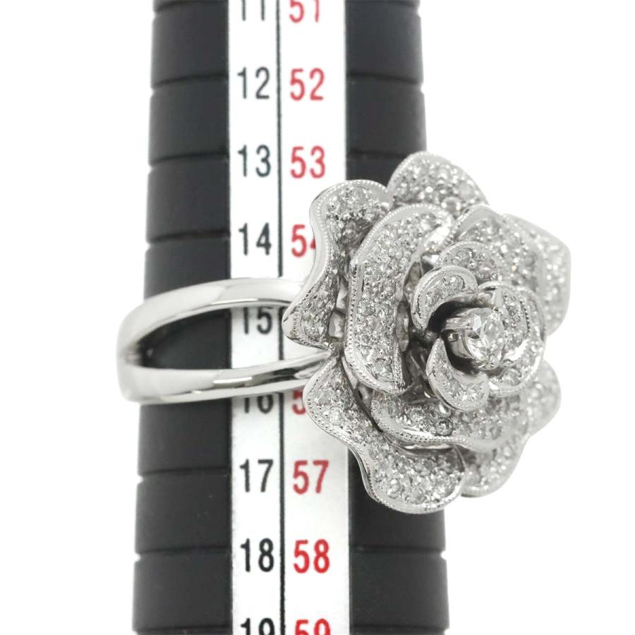 リング 15号 ダイヤ 0.73ct K18 WG ホワイトゴールド 750 指輪 Diamond  