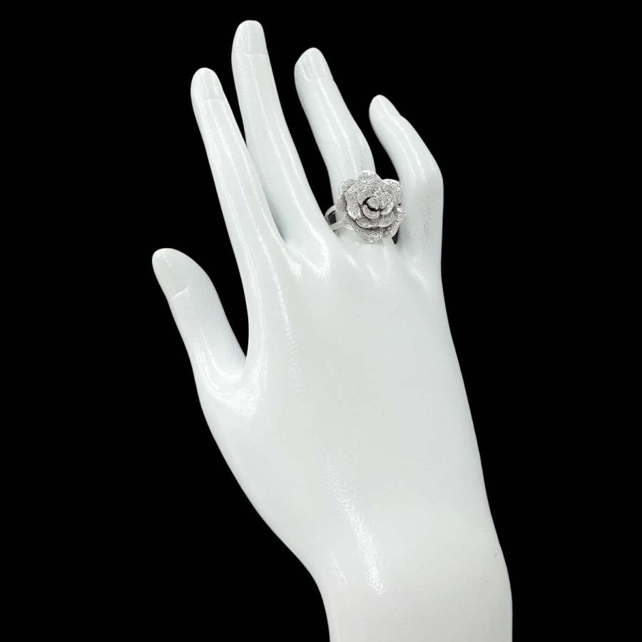 リング 15号 ダイヤ 0.73ct K18 WG ホワイトゴールド 750 指輪 Diamond  