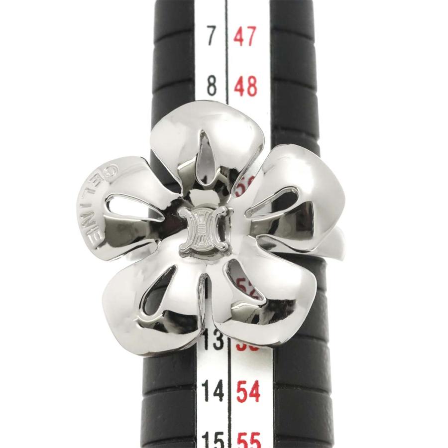 CELINE セリーヌ マカダム 11号 リング ルビー 0.02ct Pt プラチナ  