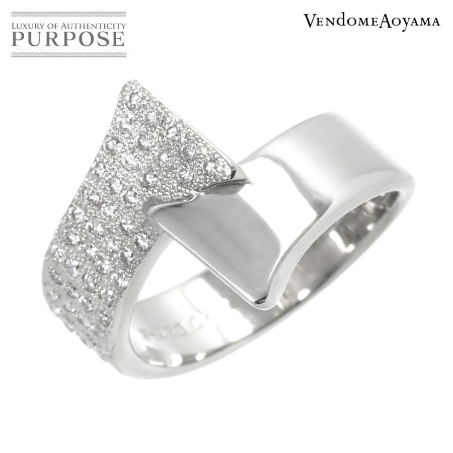 VENDOME AOYAMA ヴァンドーム 13.5号 リング ダイヤ 0.32ct Pt  