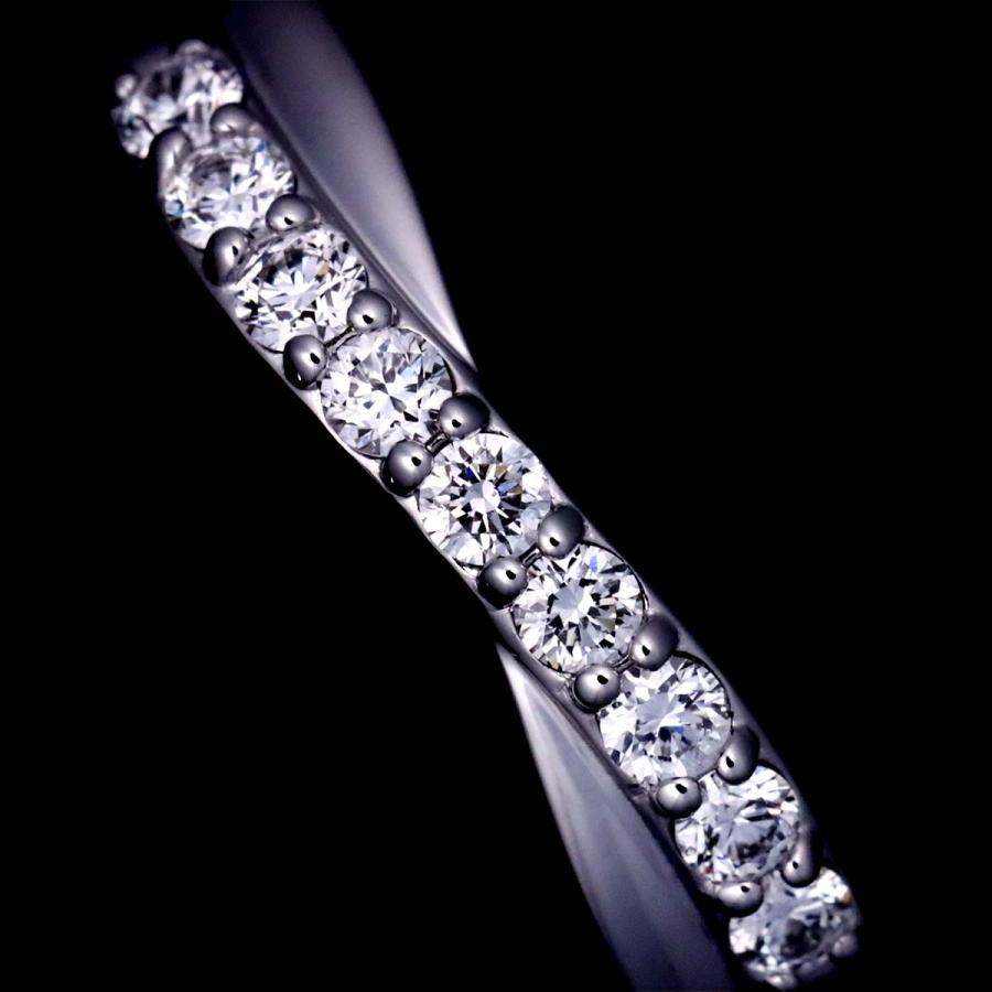 MIKIMOTO ミキモト ペルリータ 13.5号 リング ダイヤ 0.22ct K18 WG  