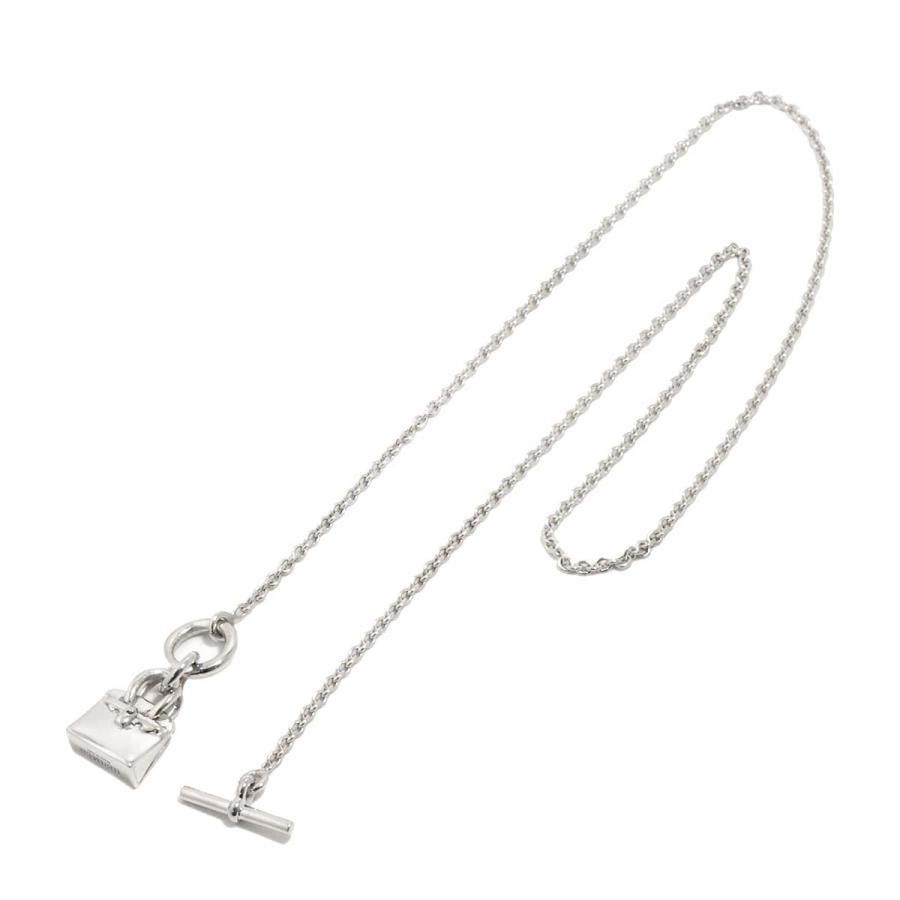 HERMES エルメス アミュレット ネックレス 40cm シルバー バーキン SV  