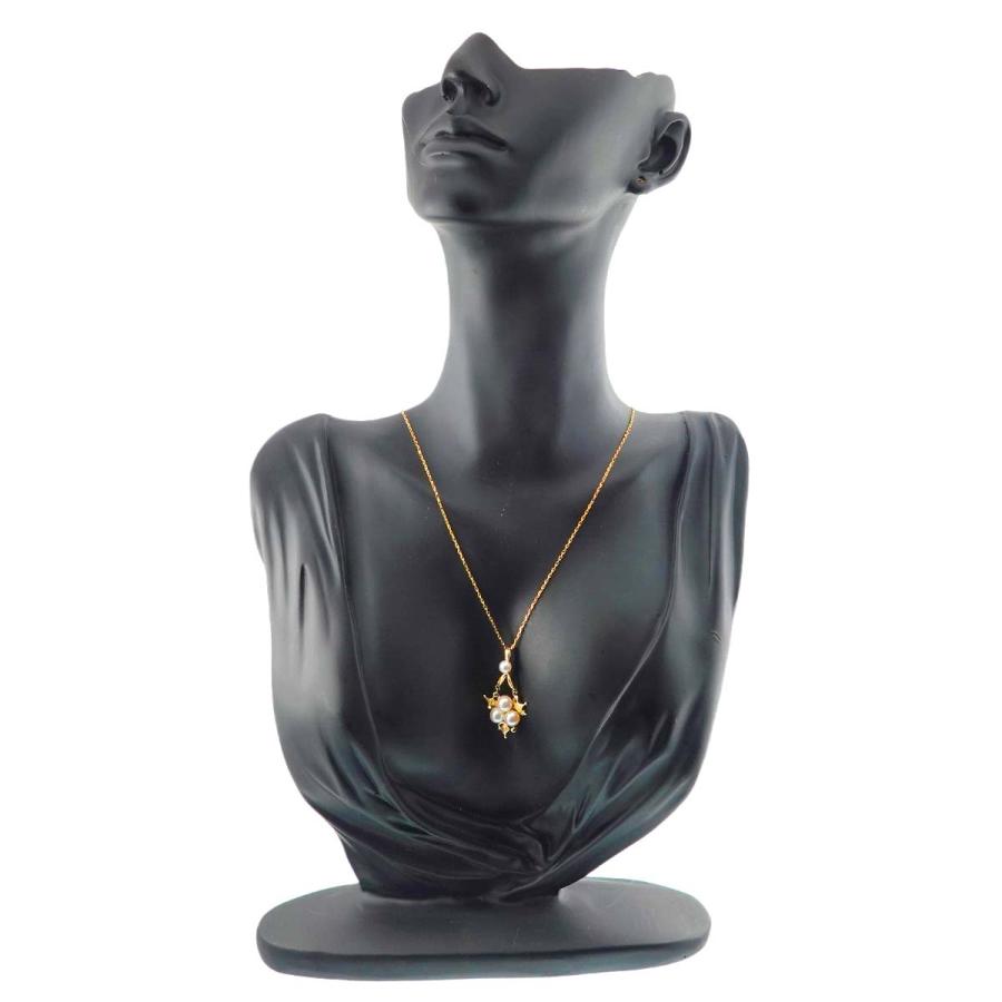 MIKIMOTO ミキモト アコヤ真珠 5.5-4.3mm ネックレス 44cm K14 YG  