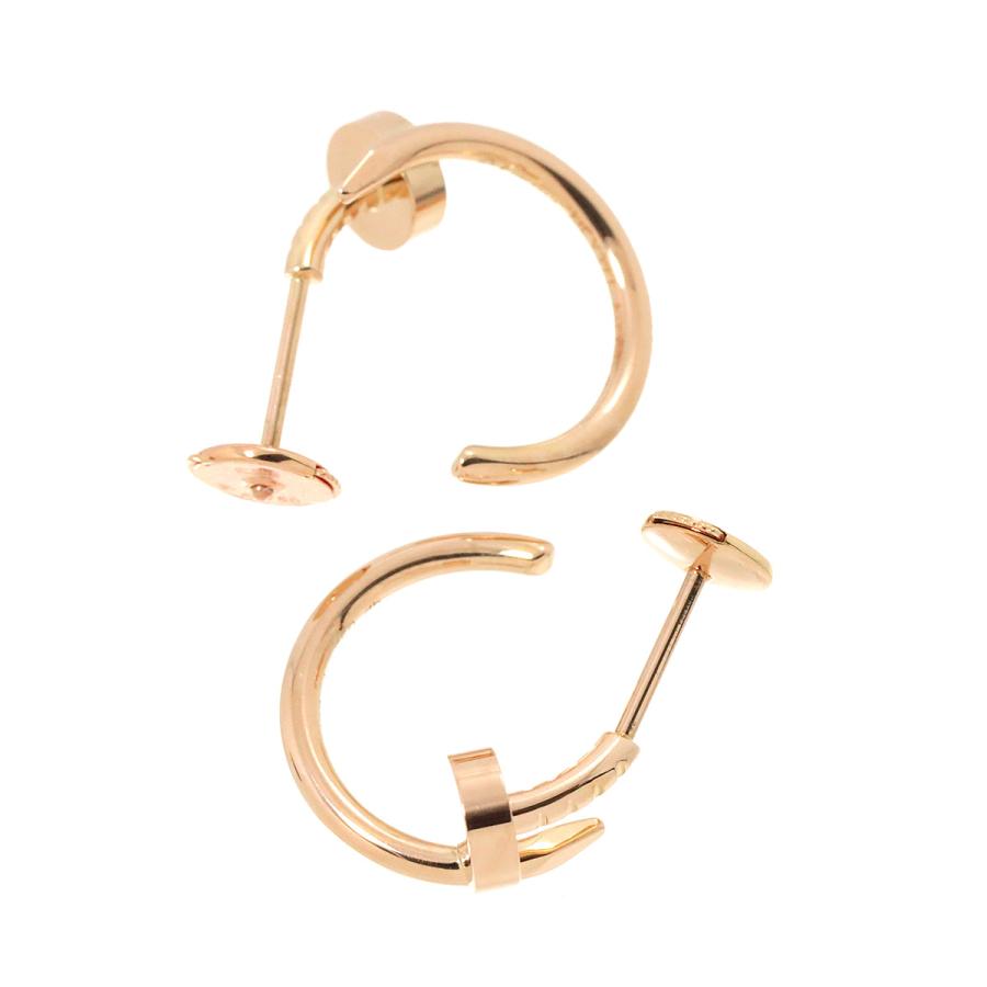 カルティエ Cartier ジュストアンクル ピアス K18 PG 750 美品