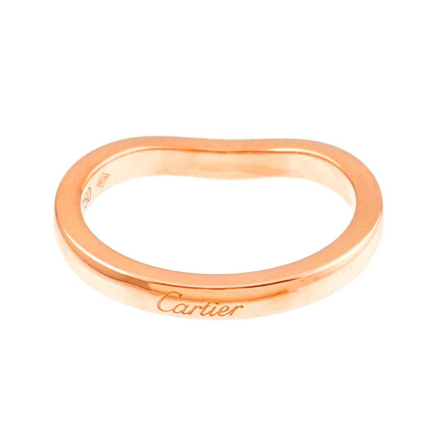 Cartier カルティエ バレリーナ カーブ #45 リング K18 PG ピンク  