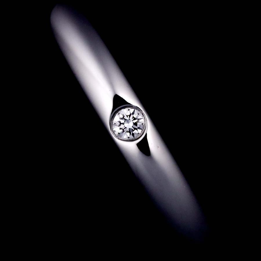 TIFFANY&Co. ティファニー スタッキング バンド 9号 リング ダイヤ 1P  