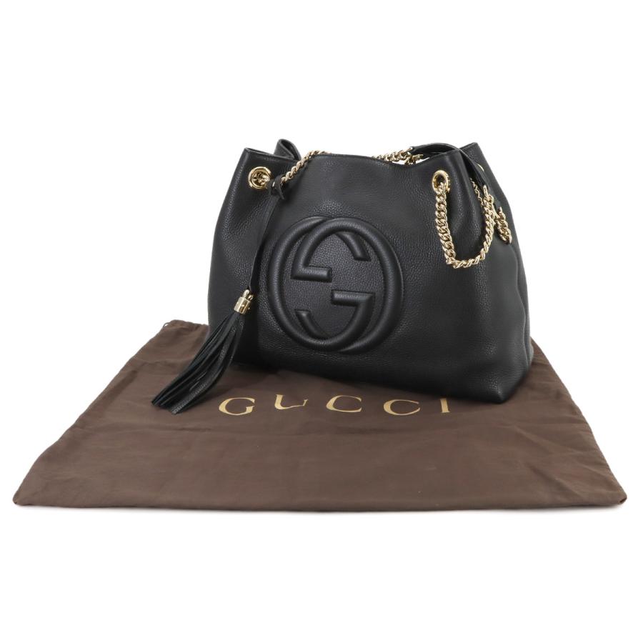 GUCCI 新品同様 グッチ インターロッキングG ソーホー チェーン