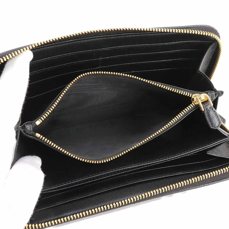 PRADA 新品同様 プラダ ラウンドファスナー 長財布 ナイロン  