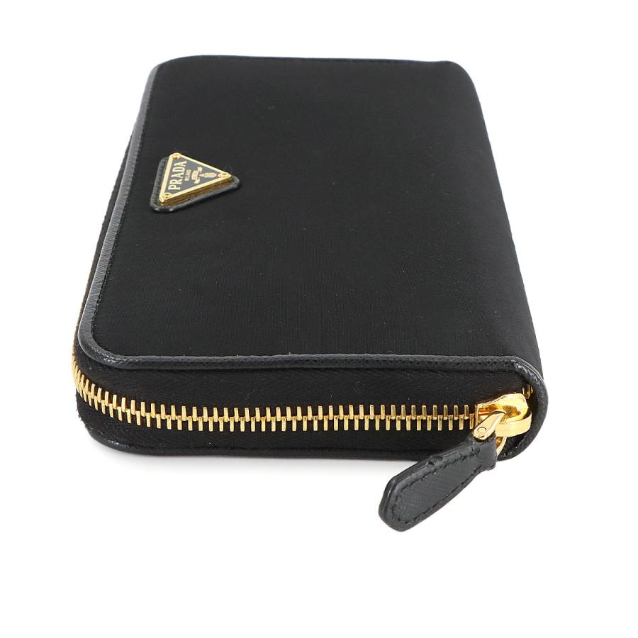 PRADA 新品同様 プラダ ラウンドファスナー 長財布 ナイロン  