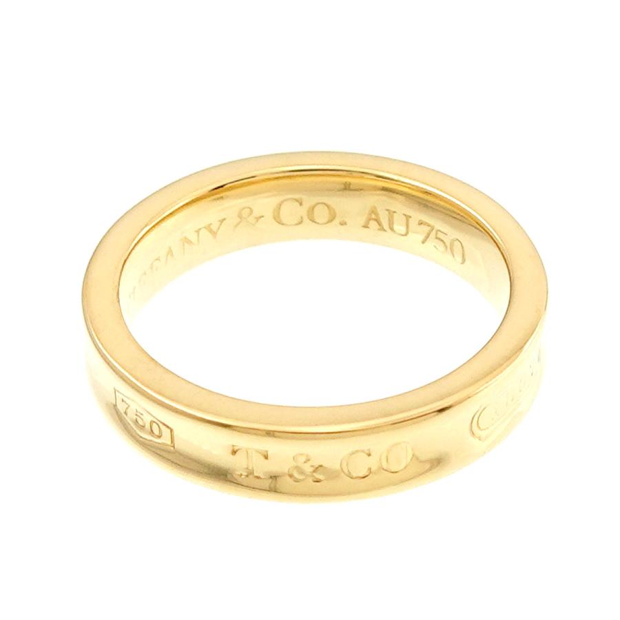 TIFFANY&Co. ティファニー 1837 ナロー 8号 リング K18 YG イエロー  