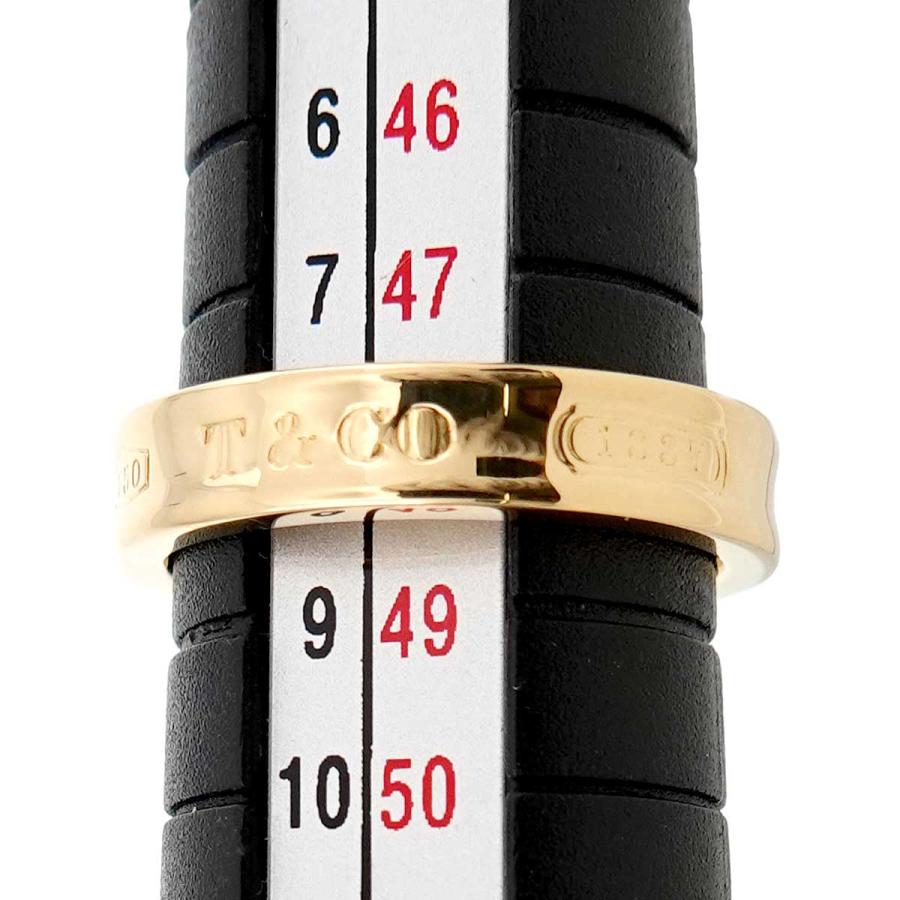 TIFFANY&Co. ティファニー 1837 ナロー 8号 リング K18 YG イエロー  