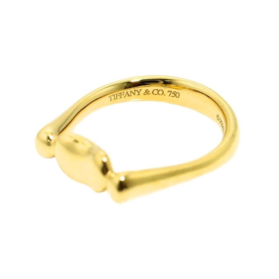 TIFFANY&Co. ティファニー ビーン 9号 リング K18 YG イエローゴールド  