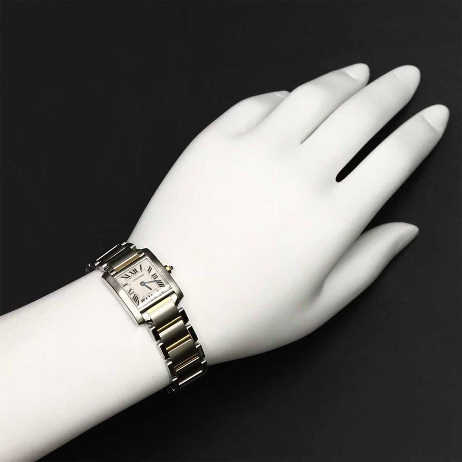 Cartier カルティエ タンクフランセーズSM コンビ W51007Q4 レディース  