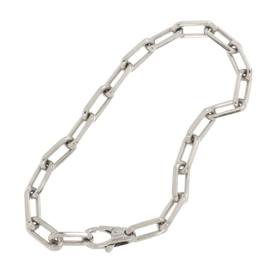 カルティエ Cartier サントスデュモン ブレスレット 18cm ミディアム K18 WG 750 Santos Bracelet【証明書付き】 90278824