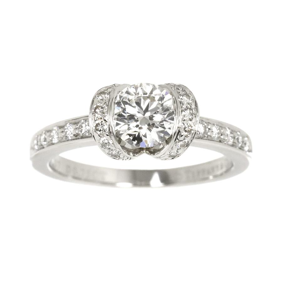 TIFFANY&Co. ティファニー ダイヤ 0.75ct F/VS1/3EX 11.5号 リング Pt 