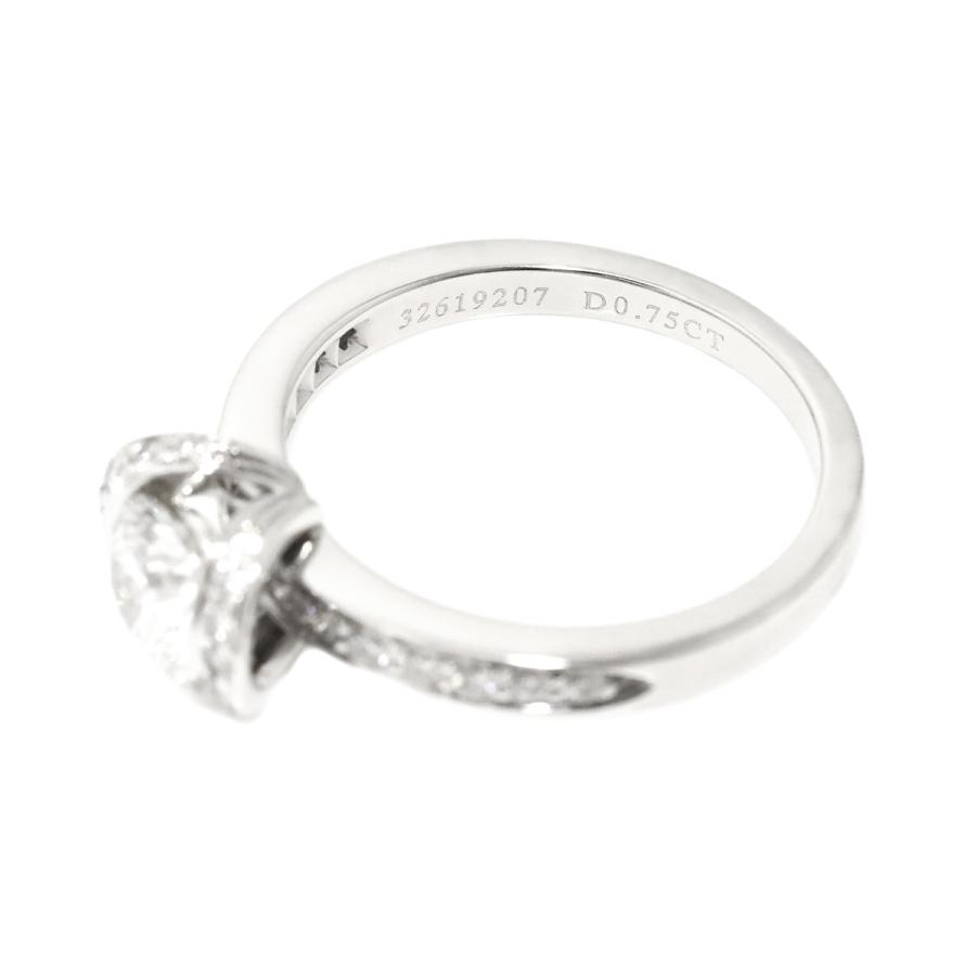 TIFFANY&Co. ティファニー ダイヤ 0.75ct F/VS1/3EX 11.5号 リング Pt 