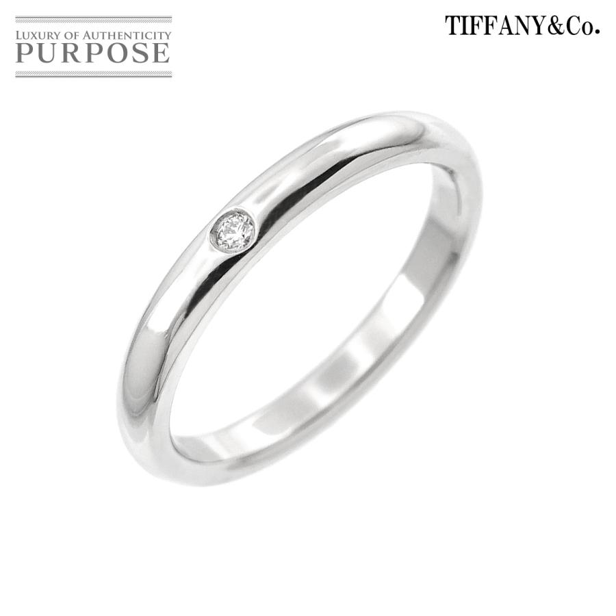 TIFFANY&Co. ティファニー スタッキング バンド 15号 リング ダイヤ 1P  