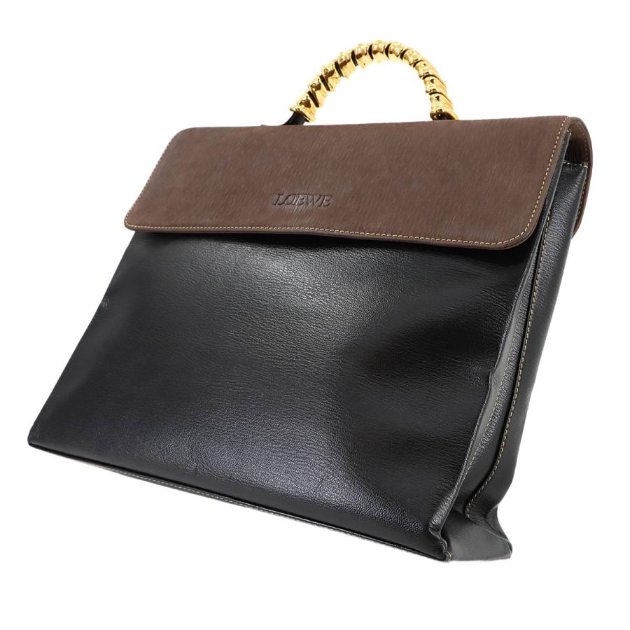 LOEWE 美品 ロエベ 2way ハンド ショルダー バッグ レザー