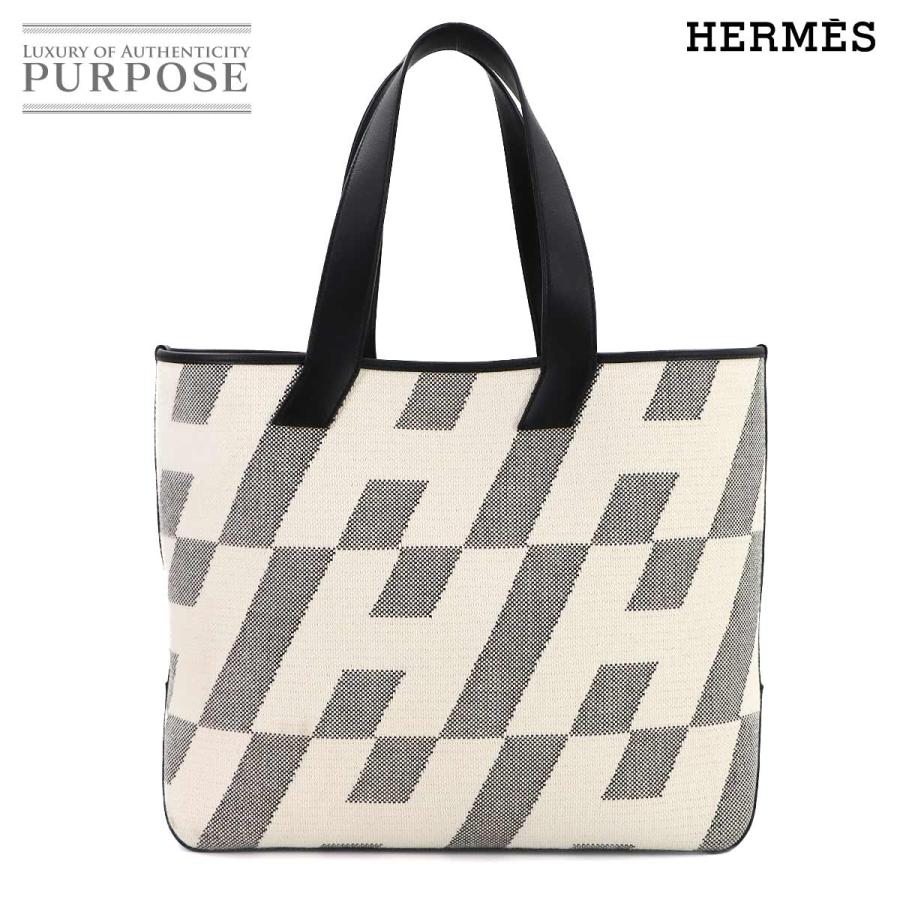 新品同様 エルメス バッグ Hアンビエ 40 GM トート バッグ Hトワルキャンバス スイフト レディース 90280573 【中古】ブランド HERMES（エルメス） 新品同様 HERMES Hアンビエ 40 GM トート バッグ H