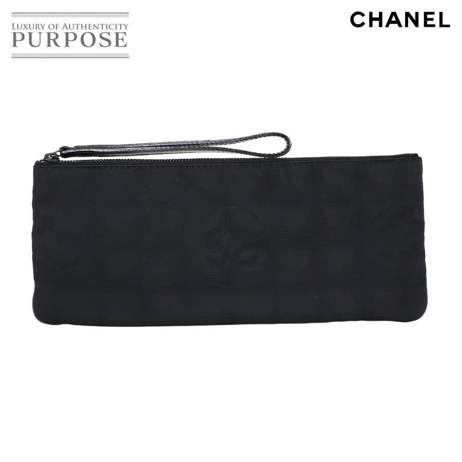 CHANEL ブラックナイロンポーチ CHANEL ブラック ナイロン ポーチ - メルカリ