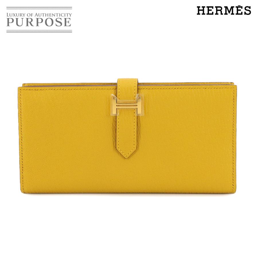 HERMES 未使用 展示品 エルメス ベアンスフレ 二つ折り 長財布  
