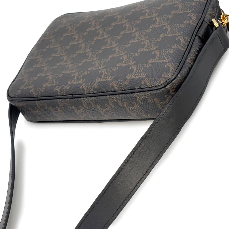 CELINE 新品同様 セリーヌ トリオンフ ミディアム メッセンジャー 