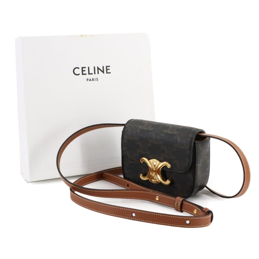 CELINE（セリーヌ） 新品同様 トリオンフ ミニ クロード ショルダー 