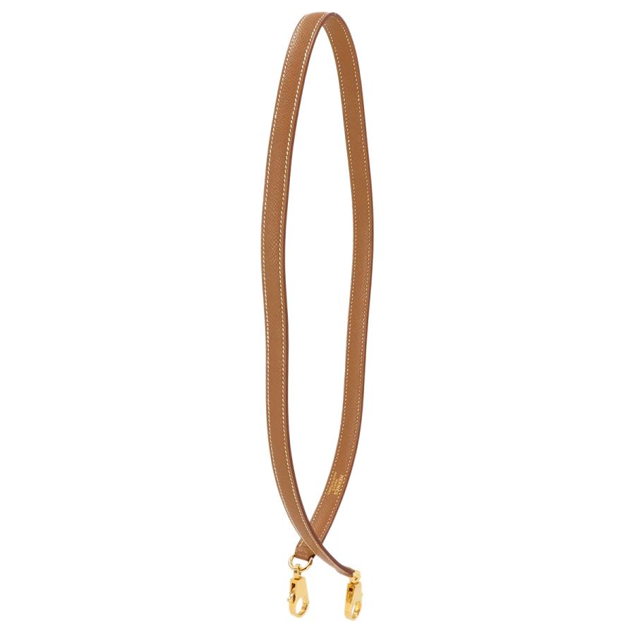 エルメス 小物 ケリー ボリード ショルダー ストラップ クシュベル エプソン ゴールド ブラウン レディース 90280691 【中古】ブランド HERMES（エルメス） ケリー ボリード ショルダー ストラップ