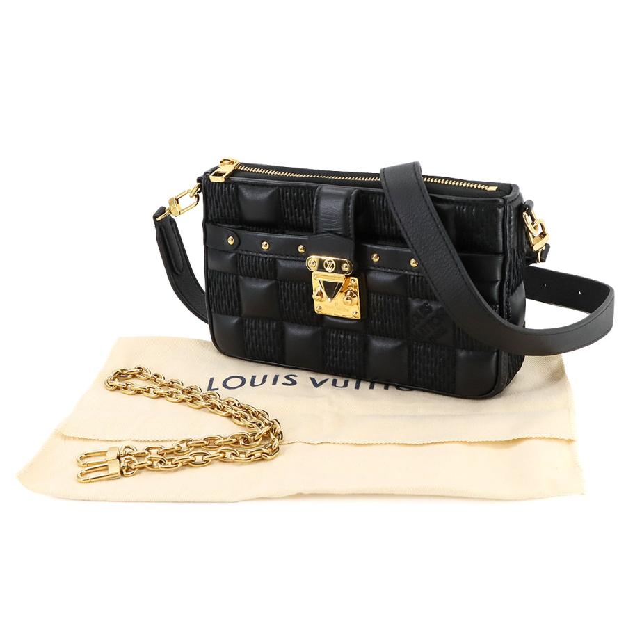 LOUIS VUITTON 未使用 展示品 ルイ ヴィトン ダミエ ポシェット トロカ 