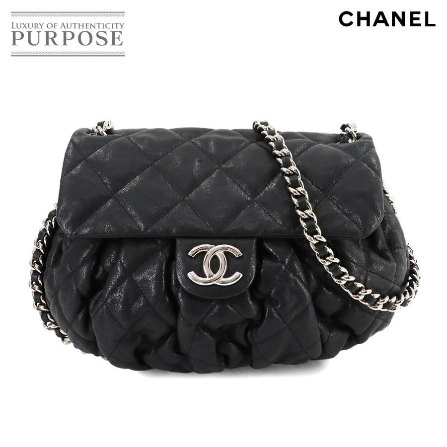 CHANEL 美品 シャネル マトラッセ チェーン アラウンド ショルダー 