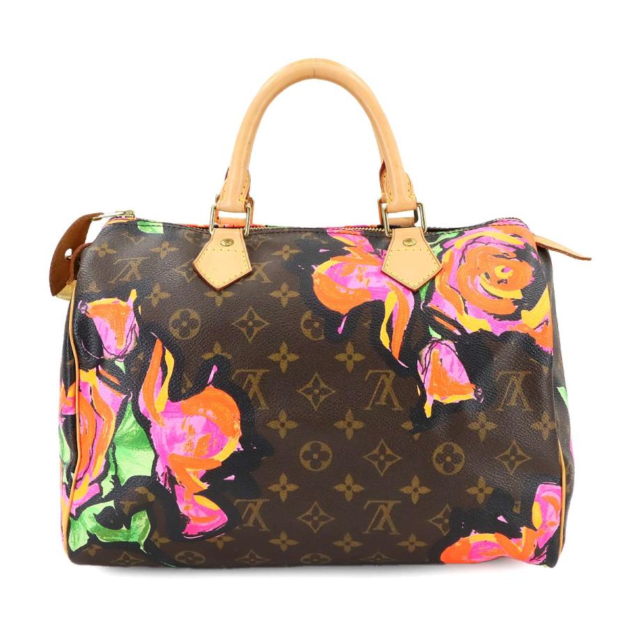 LOUIS VUITTON ルイ ヴィトン モノグラム ローズ スピーディ 30 ハンド 