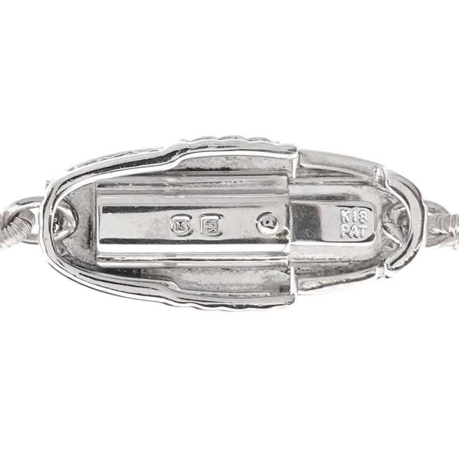 MIKIMOTO ミキモト アコヤ真珠 7.0-6.5mm ネックレス 42cm K18 WG SV  