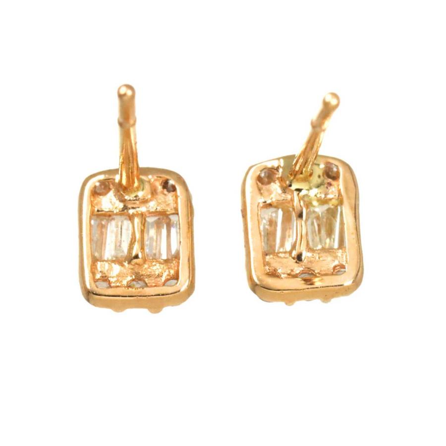 ダイヤ 0.10ct/0.10ct ピアス K18 PG ピンクゴールド 750 Diamond 