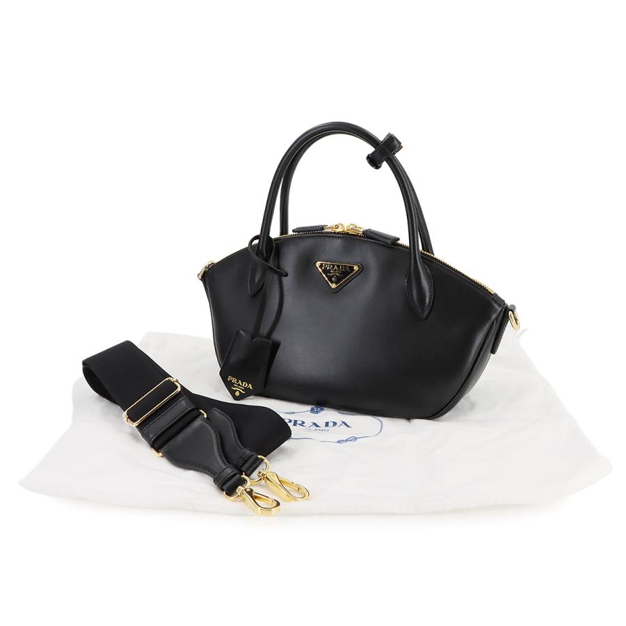未使用 展示品 プラダ PRADA 2way ハンド ショルダー バッグ レザー