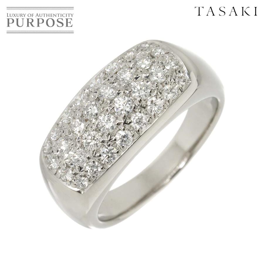 TASAKI タサキ 15号 リング ダイヤ 0.72ct Pt プラチナ 田崎真珠 指輪 