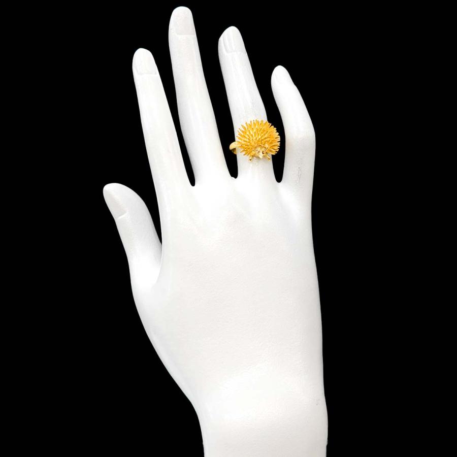 リング 11.5号 ダイヤ K18 YG イエローゴールド 750 指輪 Diamond Ring 
