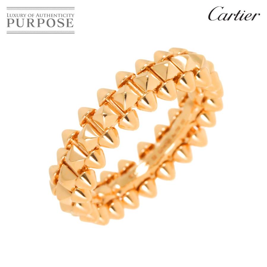 Cartier♥️クラッシュSM♥️PGリング Cartier カルティエ クラッシュ ドゥ スモール SM #52 リング