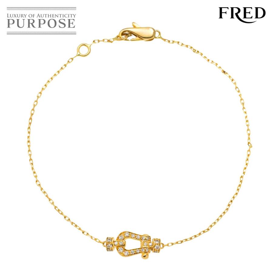FRED YG ダイヤ ブレスレット