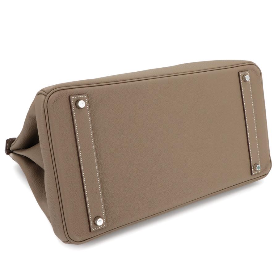 未使用 展示品 エルメス バッグ バーキン40 ハンド バッグ トゴ エトゥープ Z刻印 シルバー 金具 レディース 90281984 【中古】ブランド HERMES（エルメス） 未使用 展示品 バーキン40 ハンド バッグ トゴ