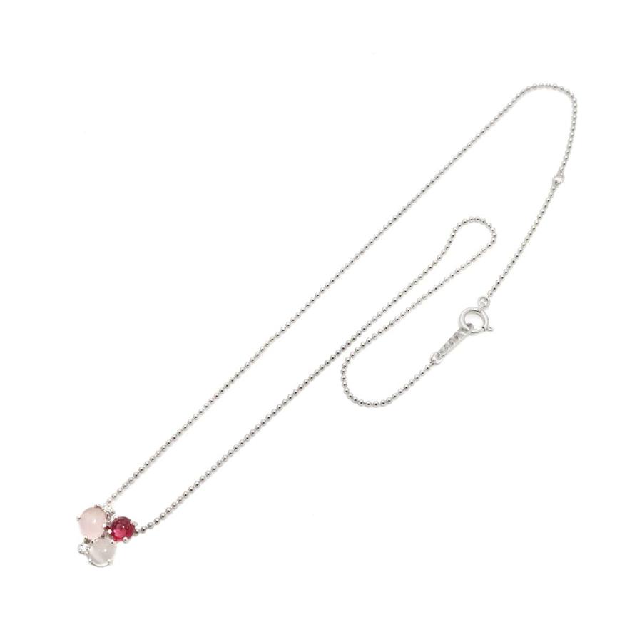 TASAKI タサキ トルマリン クォーツ ダイヤ 0.03ct ネックレス 40cm 