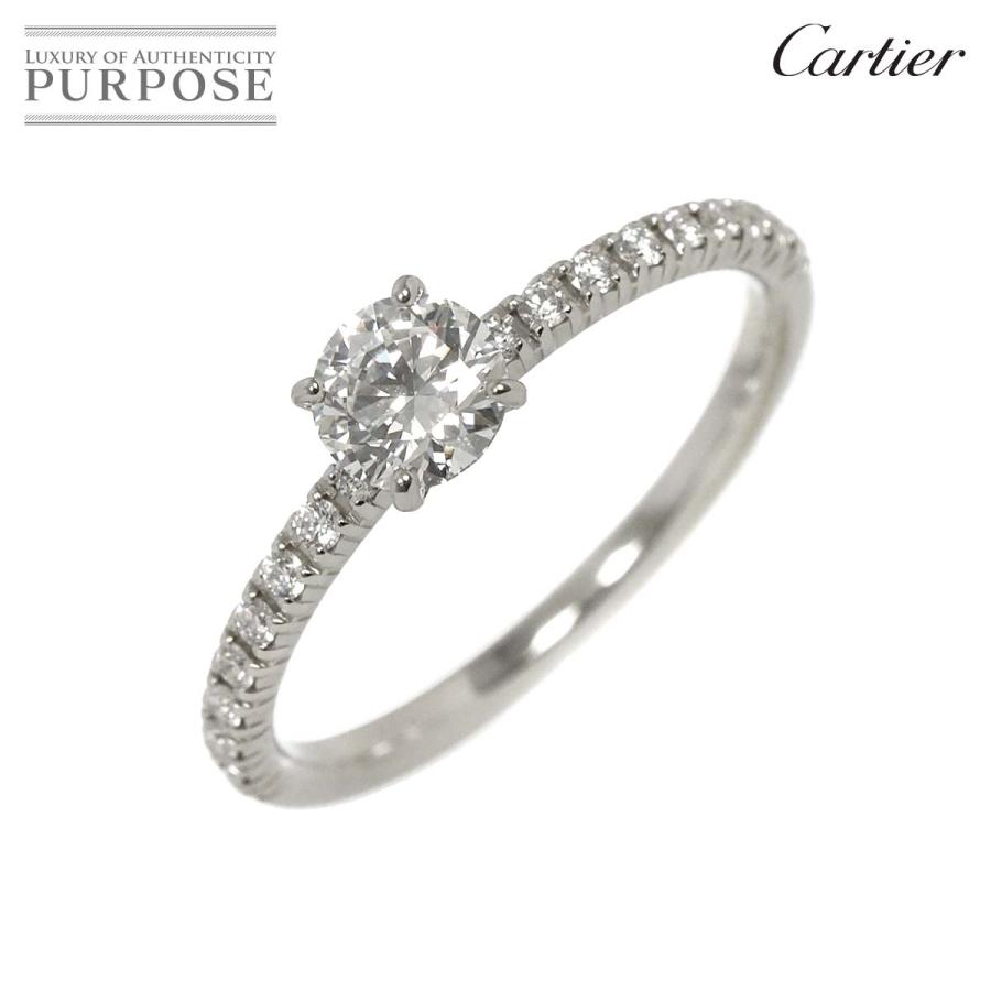 Cartier カルティエ エタンセル ハーフ ダイヤ 0.30ct F/VVS1/VG #45  