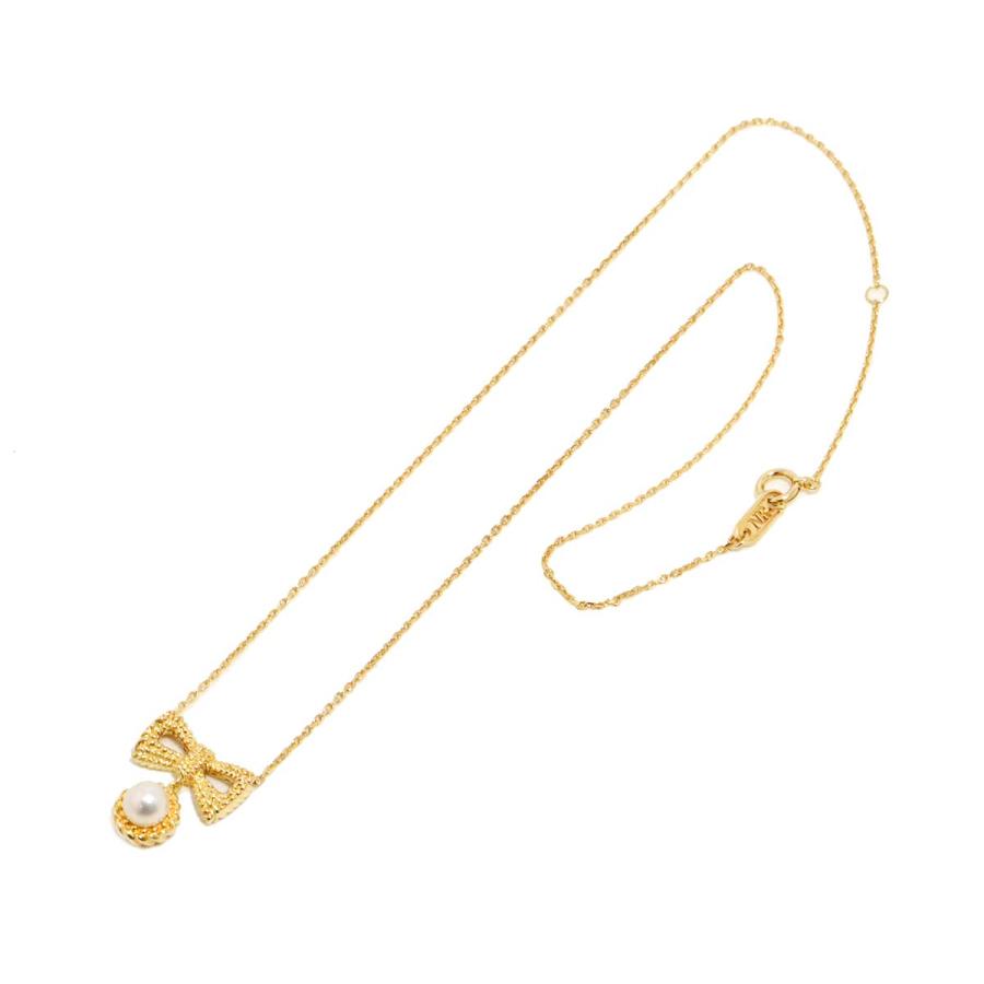 NINA RICCI ニナリッチ アコヤ真珠 5.4mm ネックレス 40cm K18