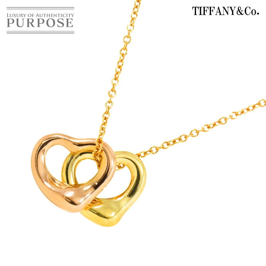 Tiffany & Co. ティファニーダブルオープンハートネックレス