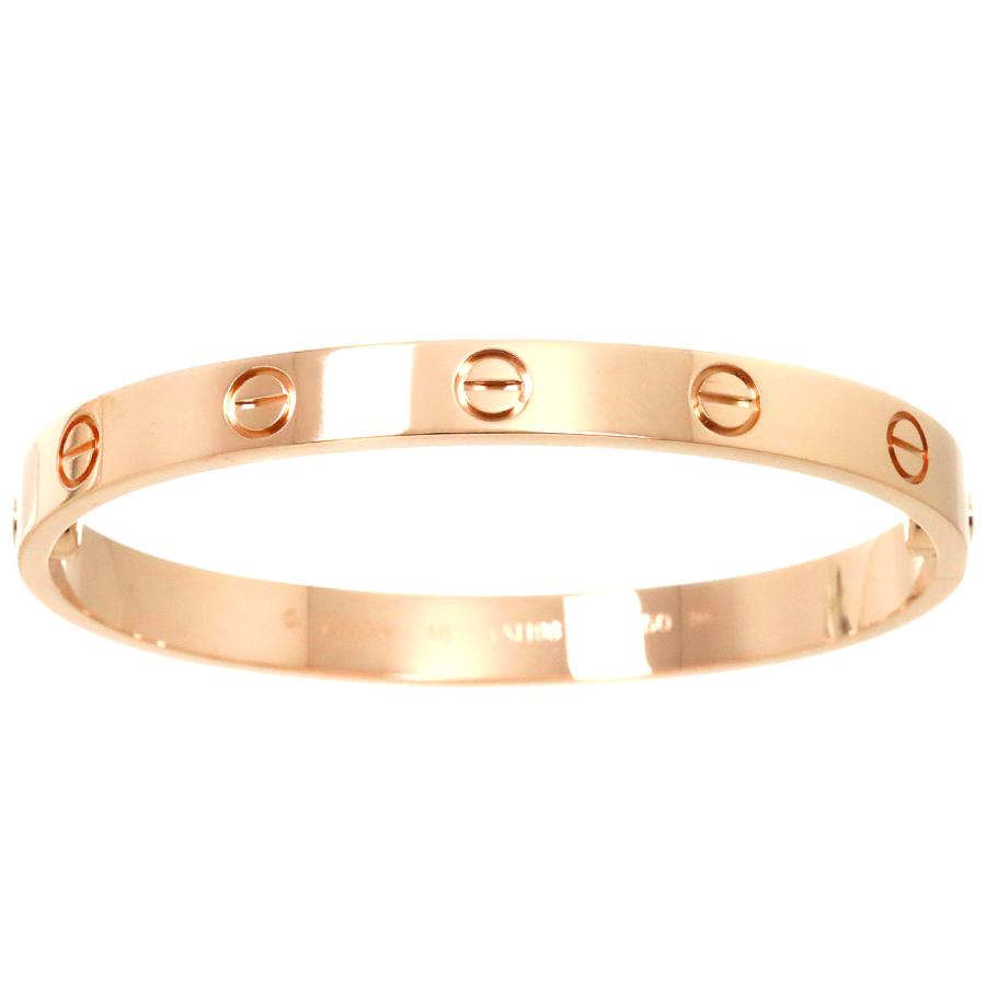 Cartier カルティエ　ヴィンテージ　バングル　ブレスレット Cartier カルティエ ラブ ブレス #16 K18 PG ピンクゴールド 750